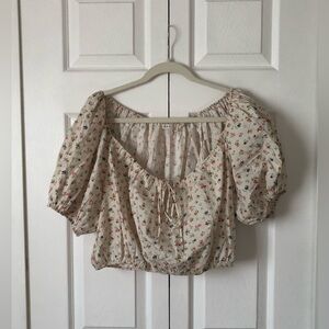 Doen Floral Blouse Size M